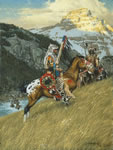 "Blackfoot Raiders" Frank McCarthy Giclee Canvas